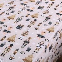 Toalha De Mesa Natal Estampa Digital 2,50m X 1,40m Para 8 Lugares Tecido Oxford - Modelo 4 - 100% Poliéster - 3