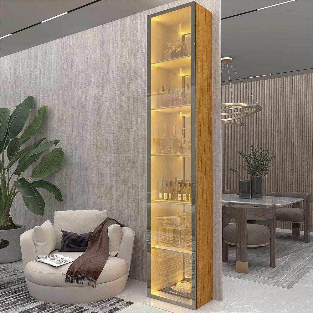 Torre Luminare Reflecta 038 Com Led E Espelho Naturale - 2