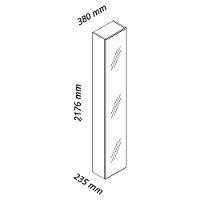 Torre Luminare Reflecta 038 Com Led E Espelho Naturale - 8