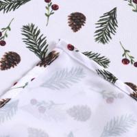 Toalha De Mesa Natal Estampa Digital 2,50m X 1,40m Para 8 Lugares Tecido Oxford - Modelo 1 - 100% Poliéster - 5