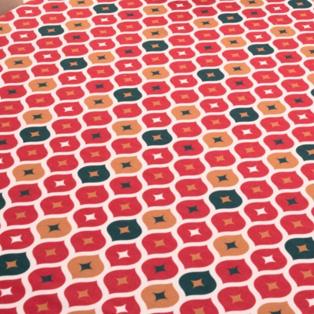 Toalha De Mesa Natal Estampa Digital 2,50m X 1,40m Para 8 Lugares Tecido Oxford - Modelo 6 - 100% Poliéster - 3