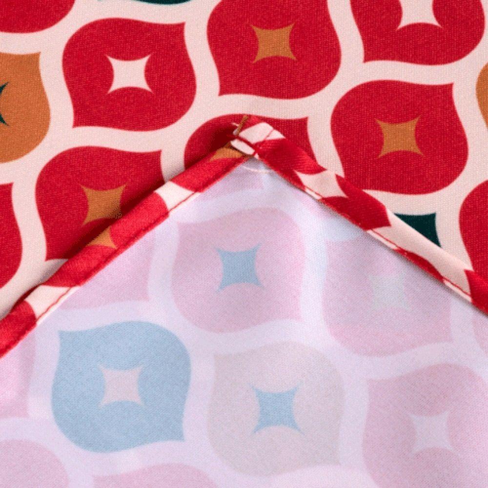 Toalha De Mesa Natal Estampa Digital 2,50m X 1,40m Para 8 Lugares Tecido Oxford - Modelo 6 - 100% Poliéster - 5