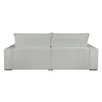 Sofá Retrátil E Reclinável Oregon 2,90m Linho Cor Gelo 2322 Usb Com Kit Usb - 3