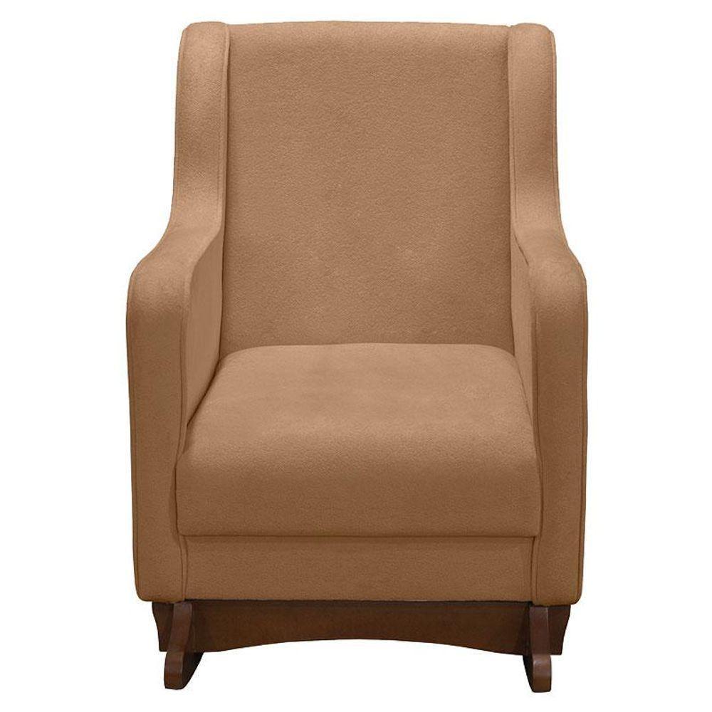 Poltrona Amamentação Aquila Plus Com Puff Boucle Mostarda - Fratello - 2