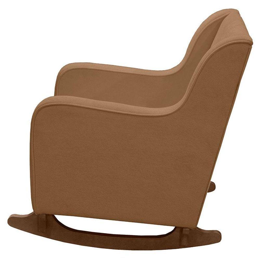 Poltrona Amamentação Aquila Plus Com Puff Boucle Mostarda - Fratello - 3