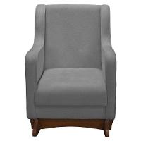 Poltrona Amamentação Aquila Plus Com Puff Boucle Cinza - Fratello - 2