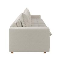 Sofá Retrátil E Reclinável Joinville 1,70m Linho Cor Bege 2340 - 6