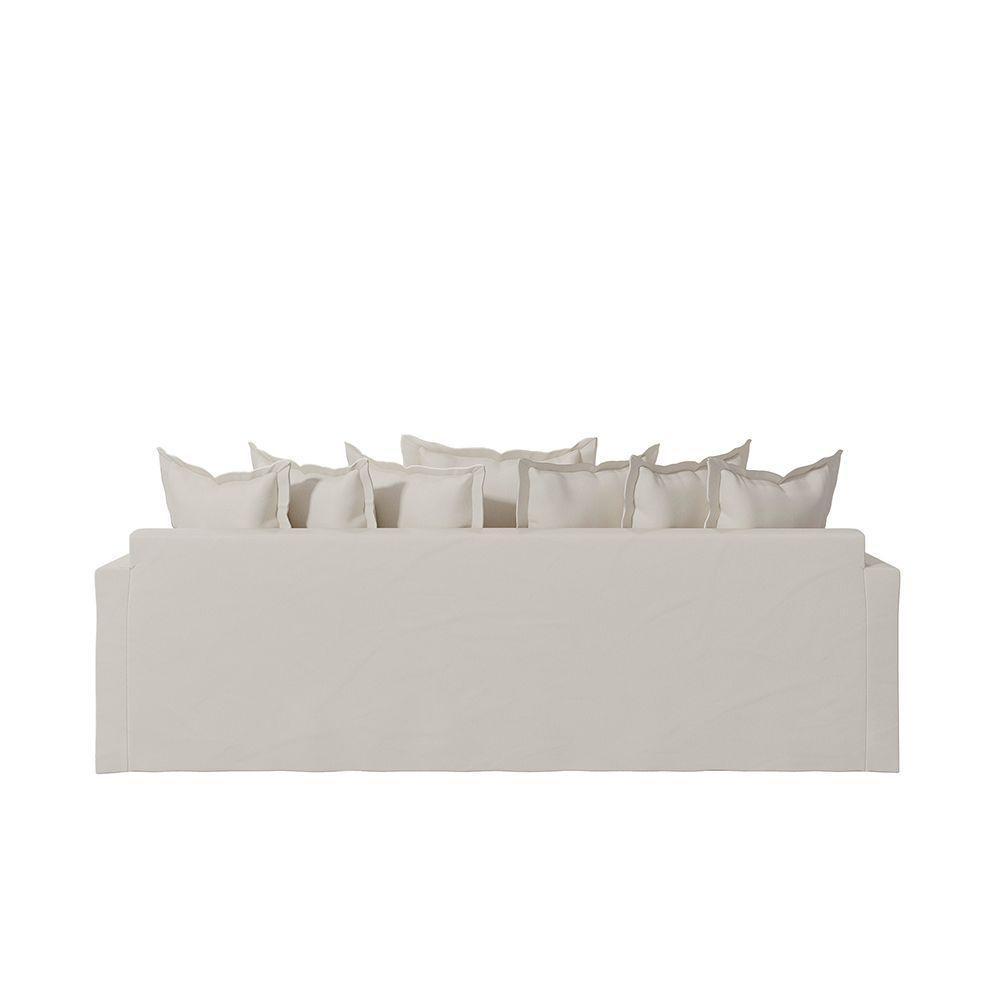 Sofá Living Laguna 2,80m Com Capa Removível Lavável Cor Marfim 2250 - 5