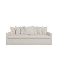 Sofá Living Laguna 2,80m Com Capa Removível Lavável Cor Marfim 2250 - 2