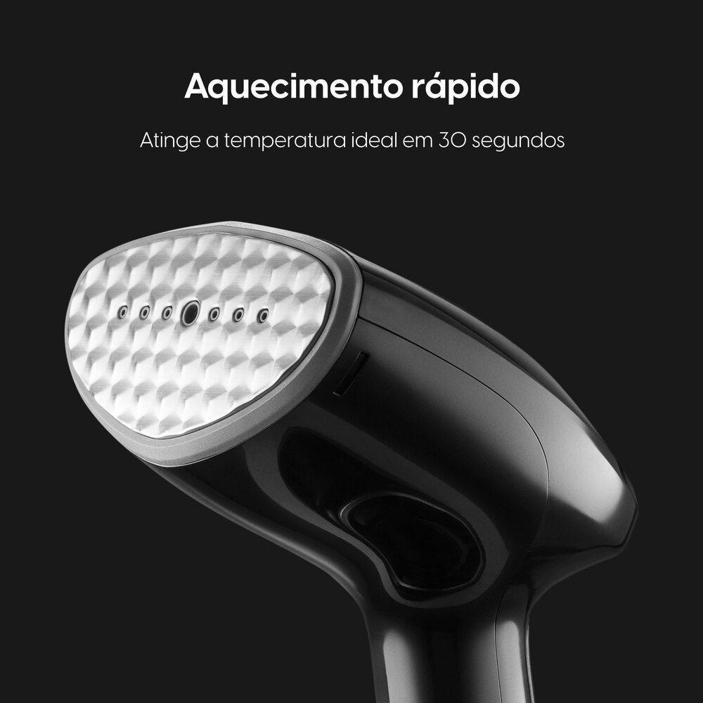 Vaporizador Steamer Vertical de Mão - 360ML Rápido Aquecimento Higienizador 1.200W 110V - 5