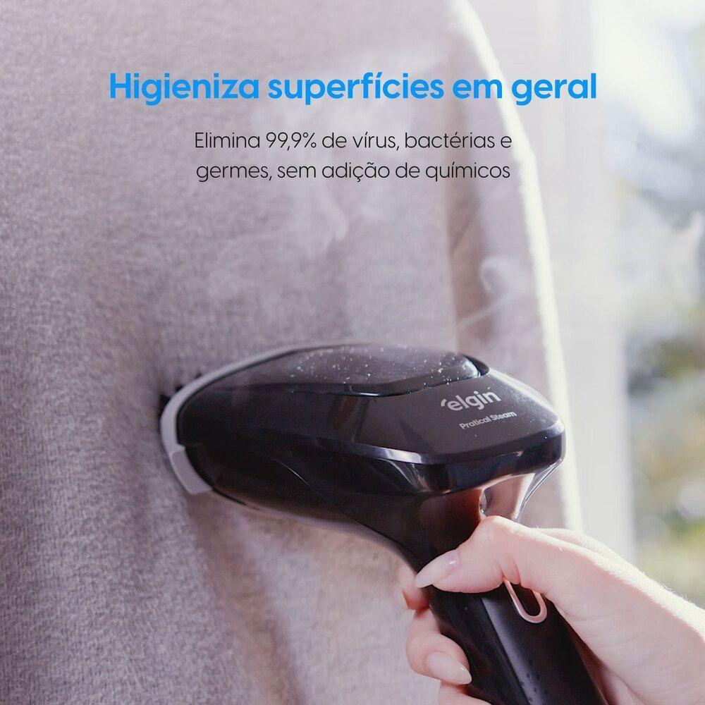 Vaporizador Steamer Vertical de Mão - 360ML Rápido Aquecimento Higienizador 1.200W 110V - 6