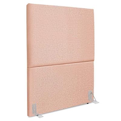 Cabeceira Solteiro 100 Cm Com Frame Luna Linho Rose Artte Rose