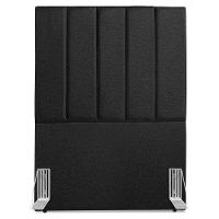 Cabeceira Solteiro 100 Cm Com Frame Dalia Linho Preto Artte Preto - 5