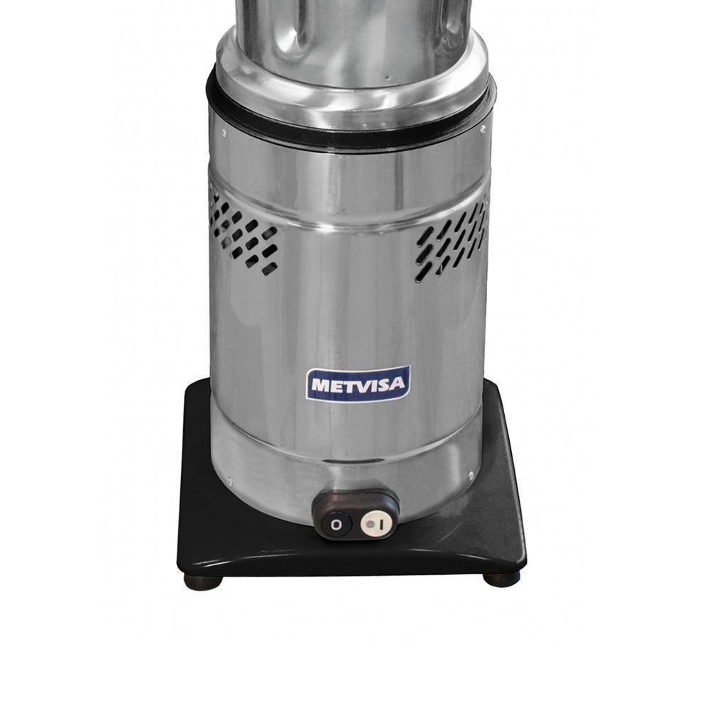 Liquidificador Profissional Industrial Baixa Rotação Copo Inox 8L 3500 RPM 368W LQL.8 Metvisa 110V - 3