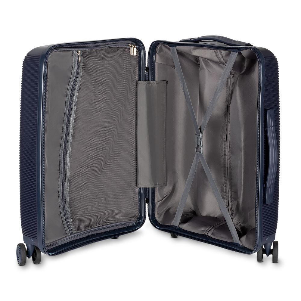 Mala De Viagem Azul 40l Com Rodas 360°, Cadeado E Usb - Praticidade E Estilo Para Suas Aventuras - 3