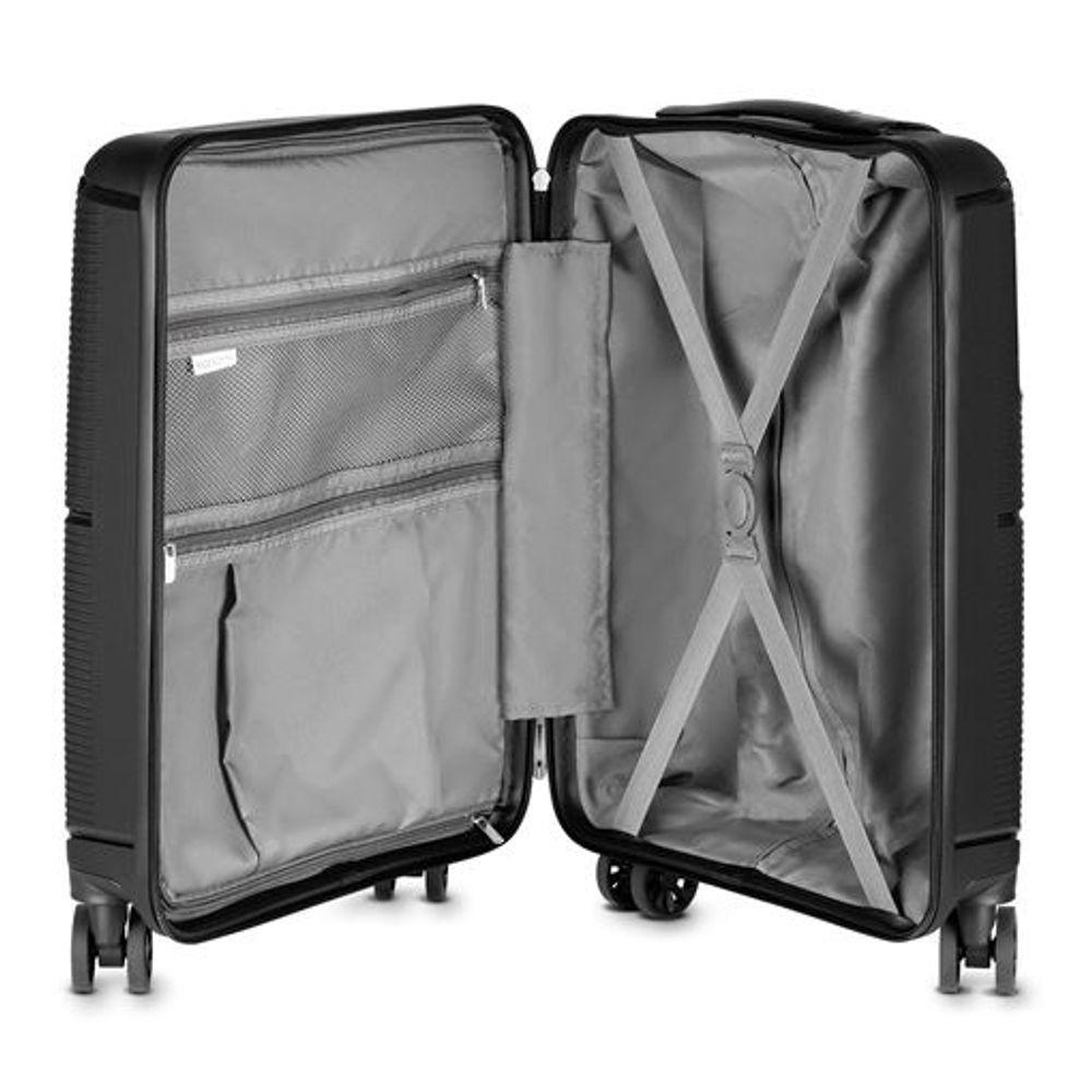 Mala De Bordo Preta Com Rodas 360°, Cadeado Tsa E Saída Usb Integrada - 39l - 4