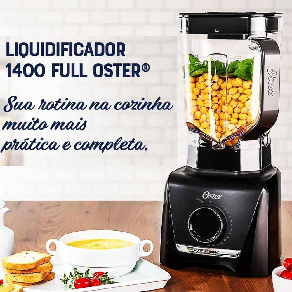 Liquidificador Oster OLI610 1400W Full Black 3,2 Litros 220V - 7