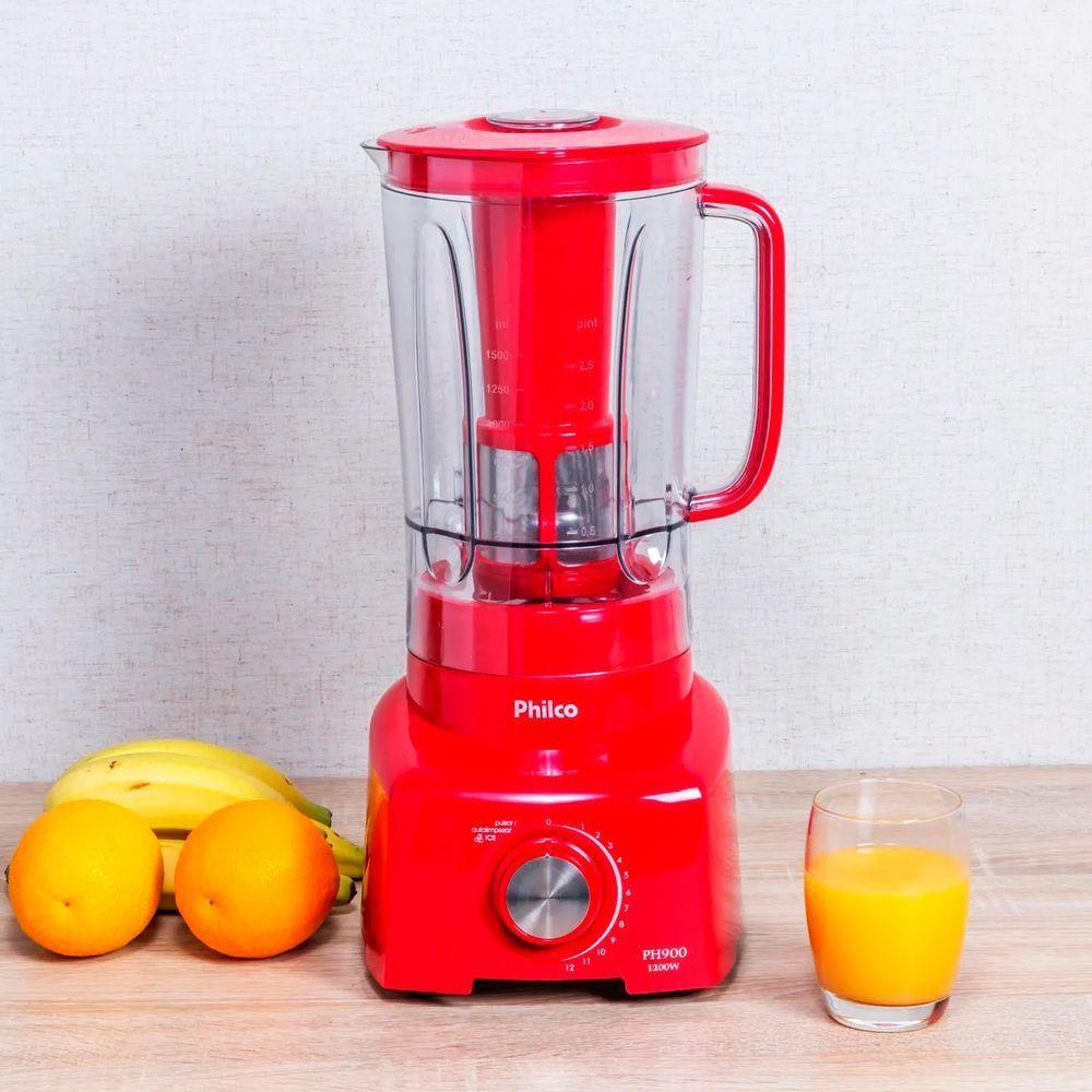 Liquidificador Philco PH900 Vermelho 1200W 220V - 9
