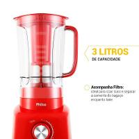 Liquidificador Philco PH900 Vermelho 1200W 220V - 7