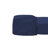 Lençol Avulso Casal Percal 200 Fios De Poliéster Sleep 100% Poliéster - Azul Marinho - 2