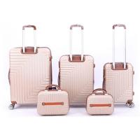 Conjunto Mala Viagem Em Abs E Frasqueira 5 Peças Kit Branco Navajo - 3