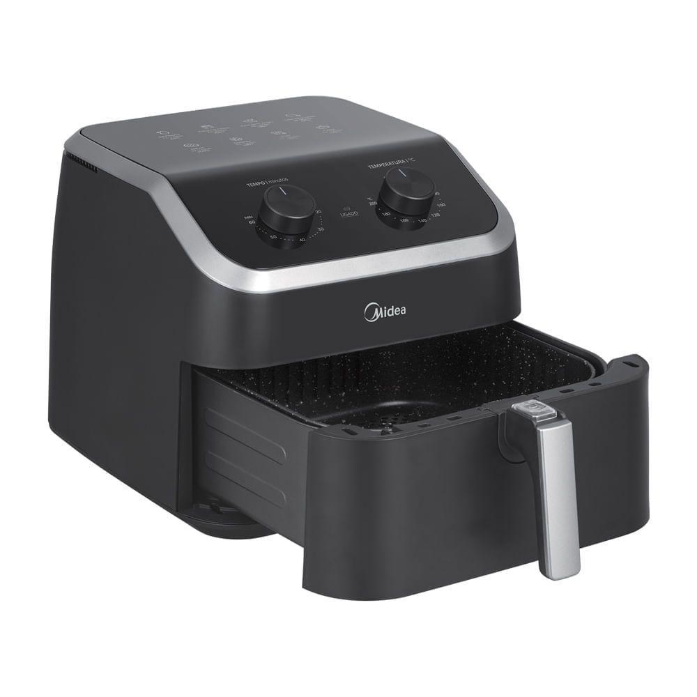 Fritadeira Air Fryer Midea Wide Max Cyclone Preto 8,5L 110V FWM85P1 - 3