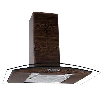 Coifa de Parede Nardelli Vidro Curvo Slim 70cm Vidro Temperado Inox 220V