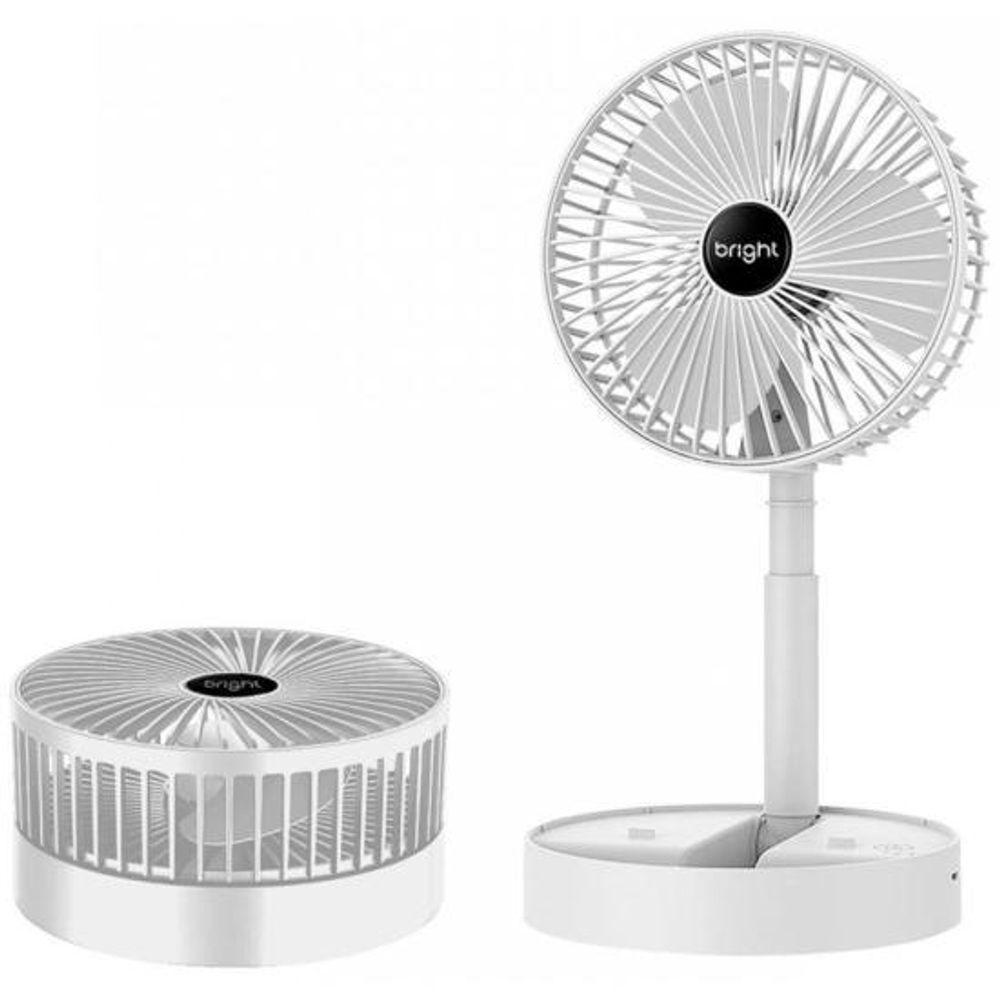 Ventilador Portátil Recarregável Bright Vn002 Branco - 2
