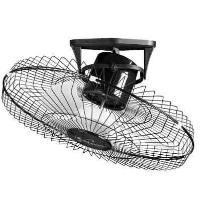Ventilador de Teto Venti-Delta 360° 60cm 3 Velocidades Preto Bivolt