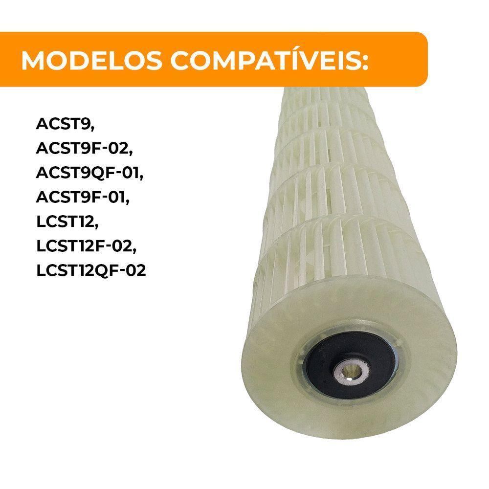 Turbina Evaporadora Ar Condicionado 9 E 12.000 Btus Agratto Acst9 E Lcst12 - 9