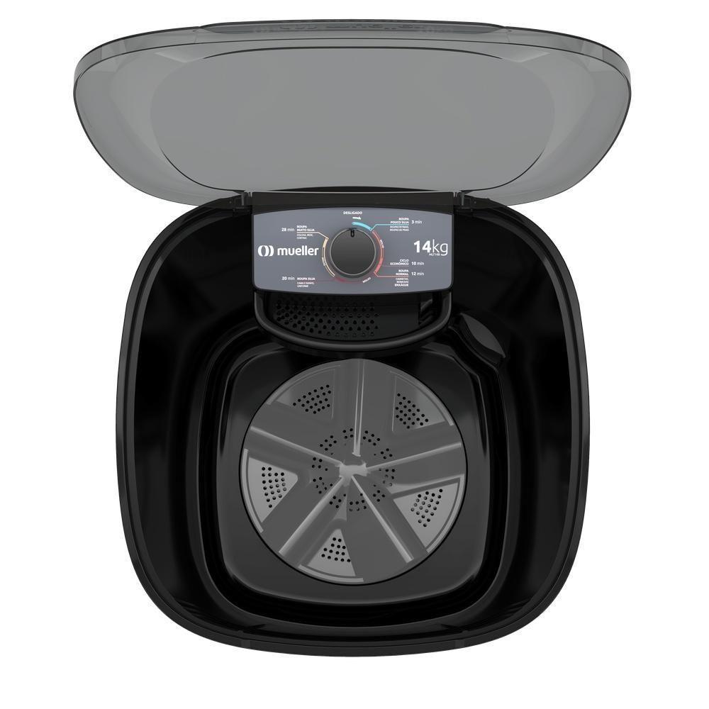 Tanquinho Mueller 14kg Semiautomático Preto MLT14B 110V - 4