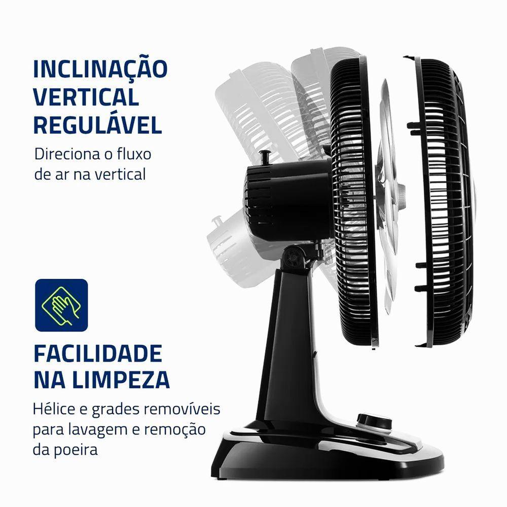 Ventilador De Mesa Mondial Turbo 8 Pás VTX-40-8P 110V - 3