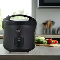 Panela de Arroz Elétrica 5L Preta Midea PAE50P1 - 110V - 7