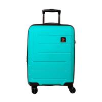 Mala Pequena De Bordo Navegat Expansível Turquesa Rodas Duplas Cadeado Tsa Polipropileno - 2