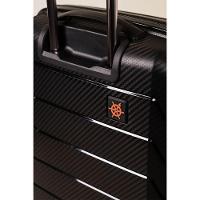 Mala Pequena De Bordo Navegat Expansível Preta Rodas Duplas Cadeado Tsa Polipropileno - 6