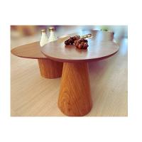 Kit Mesa De Centro Trendy Organica Duo 170x70cm Mais Lateral Organica 41cm Em Freijo - 5