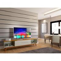 Rack Para Tv Limit 1.8 Off White Com Nature - Moveisaqui - 2