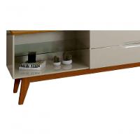 Rack Para Tv Limit 1.8 Off White Com Nature - Moveisaqui - 3