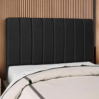 Cabeceira Queen 160 Cm Com Frame Dalia Linho Preto Artte Preto - 2