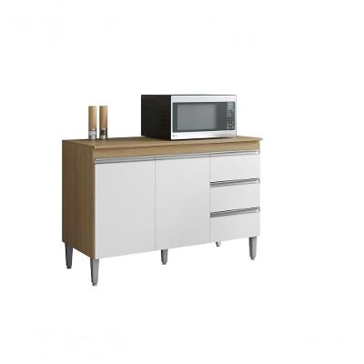 Armário Balcão Andreia S/tampo 120cm - Am/bc