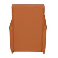 Cadeira Poltrona De Amamentação E Balanço Ana C/ Puff Veludo Terra Cota - 3