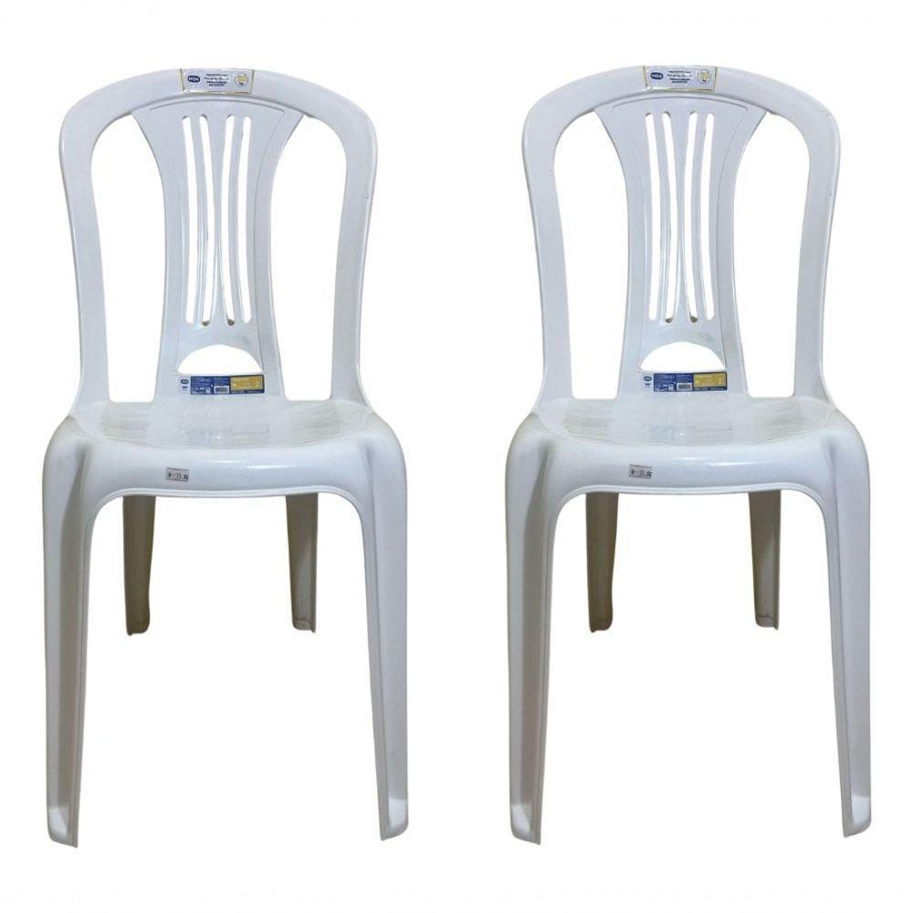 02 Und Cadeira Plastica Sem Braço Bistro Mor - 1