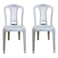 02 Und Cadeira Plastica Sem Braço Bistro Mor - 1