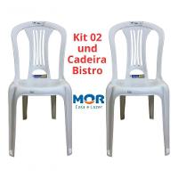 02 Und Cadeira Plastica Sem Braço Bistro Mor - 3
