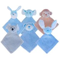 Naninha Para Meninos Coral Fleece 100% Poliéster 27x27cm Coala Cinza - 2