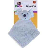 Naninha Para Meninos Coral Fleece 100% Poliéster 27x27cm Coala Cinza - 3