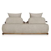 Sofá 3 Lugares Decoração Lazer Sala Ibiza Spz 180cm Bouclé - Amarena Móveis Bege-3301