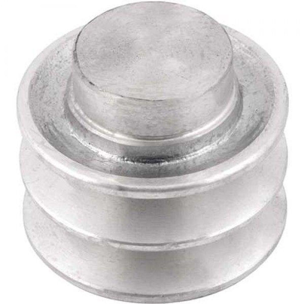 Polia De Alumínio 2 Canais V Perfil A 60mm Sem Furo Vonder - 2