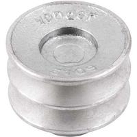 Polia De Alumínio 2 Canais V Perfil A 60mm Sem Furo Vonder - 1