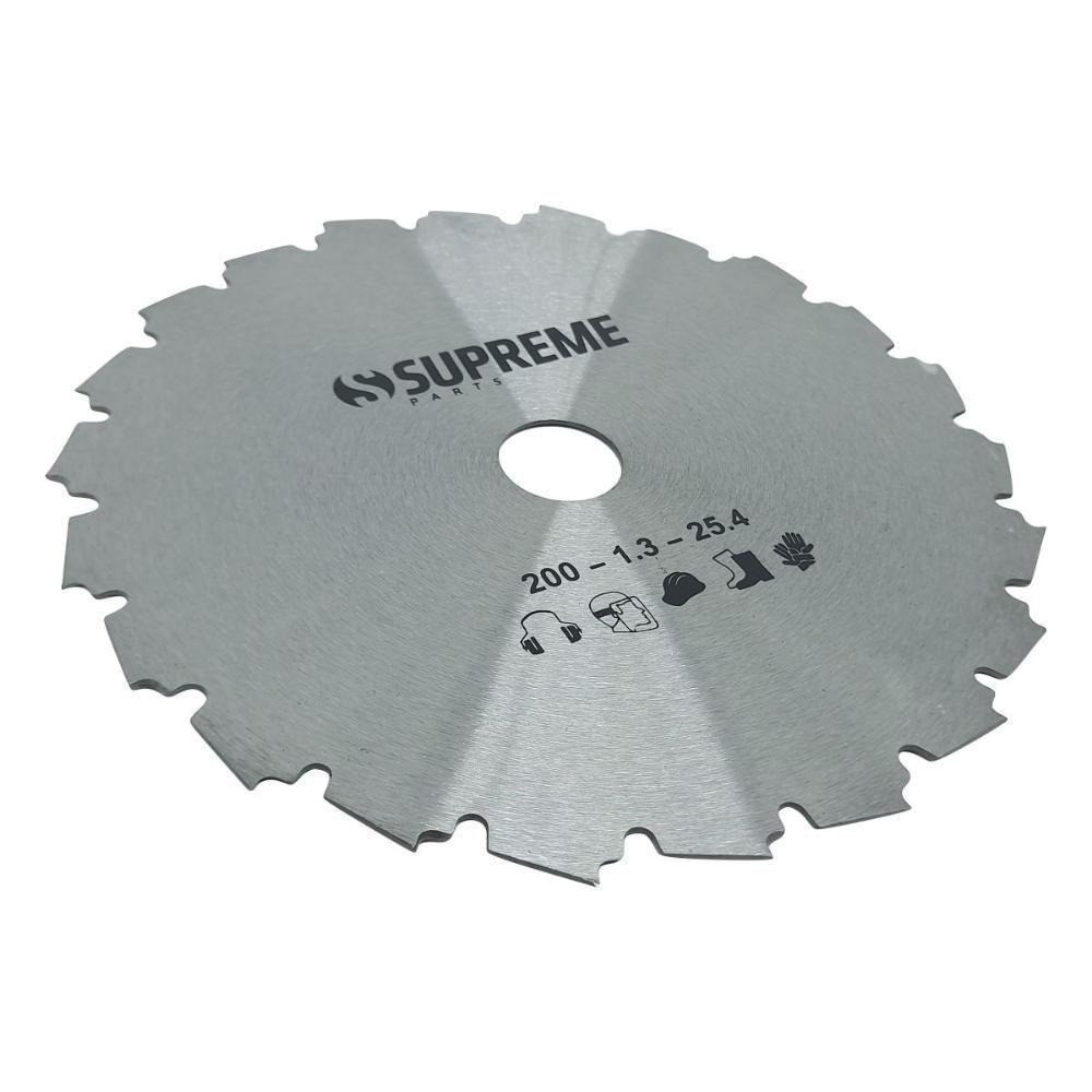 Serra Lamina Circular Roçadeira 22 Dentes 200mm Furo 25,4mm - 2